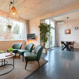 The Woonkamer of Type Lodge 6 - nr. 22 in Roompot Vakantiepark Schaijk
