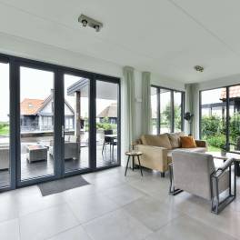 The Woonkamer of Type Watervilla 4 - nr. 49 in Waterstaete Ossenzijl