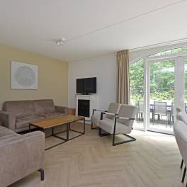 The Woonkamer of nr. 126 - type Comfort Villa 6 in Resort Arcen