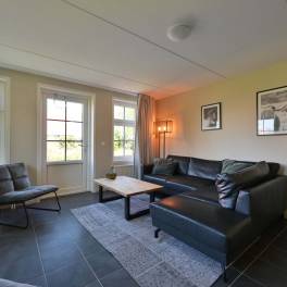 The Woonkamer of Type Waterland 6 - nr. 162 in Vakantiepark De Beemster