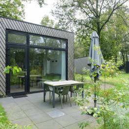 The Terras of Type Forest Cabin Wellness 4 - nr. 127 in Roompot Vakantiepark Schaijk
