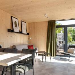 The Woonkamer of Type A Luxe - nr. C06 in UplandParcs Sauerland