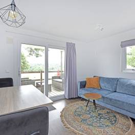 The Woonkamer of nr. 251 - type Panorama Chalet 5 in EuroParcs Gulperberg