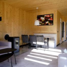 The Woonkamer of Type A Luxe - nr. F02 in UplandParcs Sauerland