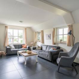 The Woonkamer of nr. 021 - type Breeuw 4 in Waterpark Belterwiede