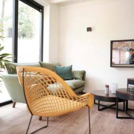 The Woonkamer of nr. 013 - type Treehouse 6 in Landal Gulpen