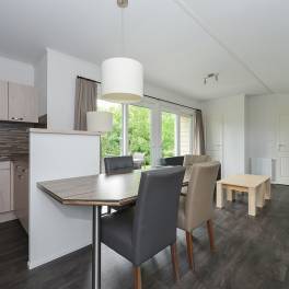 The Woonkamer of nr. 032 - type Reiger in Vakantiepark Giethoorn