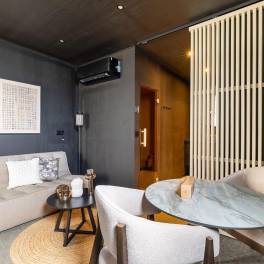 The Woonkamer of Type Solar Hotel Suite in Landal Soof aan de Rijn