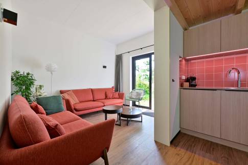 The Woonkamer of Type Green Valley 6 - nr. 46 in Landal Gulpen