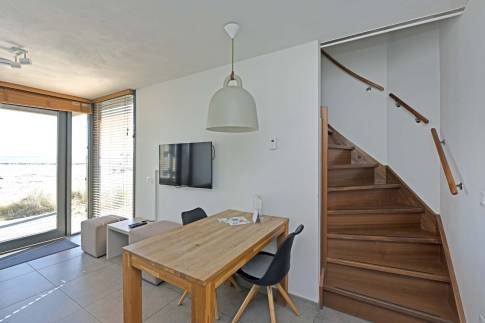 The Eetkamer of Type Studio Hotel Waterfront 2p - nr. 2c in Beach Resort Punt West