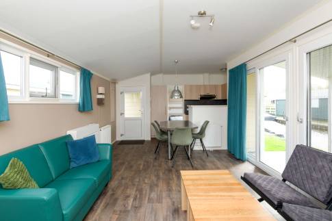 The Woonkamer of Type Fuut 4 - nr. 24 in Vakantiepark Giethoorn