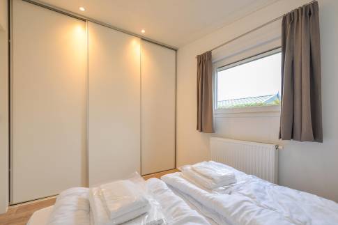 The Slaapkamer 1 of Type Chalet - nr. 1G in Chaletpark Hart van Zeeland