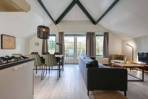 The Woonkamer of Type Gelderse Hoevewoning 6 - nr. 216 in Veluwse Hoevegaerde
