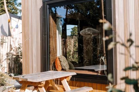 The Tuin of nr. T5 - type Tiny Wellness Cabin 2P in Landgoed De IJsvogel