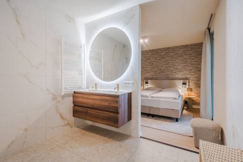 The Badkamer of Type 2P Extra Luxe Wellness - 2ELW in Landal De Wielsche Dreef