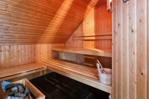 The Sauna of Type Linda 6 Luxe - nr. 147 in Eifelpark Kronenburger See