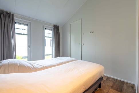 The Slaapkamer 1 of Type Meerkoet - nr. 79 in Vakantiepark Giethoorn