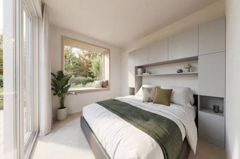 The Slaapkamer of Type Bellevue Loft Outdoor - 4-6BE2 in Landal Namur Nature