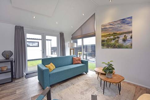 The Woonkamer of Type Ooievaar kindvriendelijk - nr. 65 in Vakantiepark Giethoorn