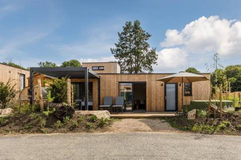 The Buiten of Type Lodge de l'Horizon Wellness - 4BE4 in Landal Namur Nature