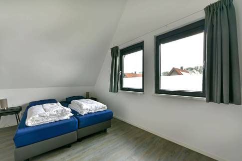 The Slaapkamer 1 of Type Watervilla 4 - nr. 49 in Waterstaete Ossenzijl