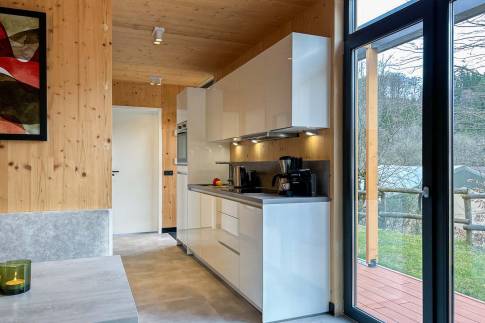 The Keuken of Type Huis A Luxe - nr. C02 in UplandParcs Sauerland