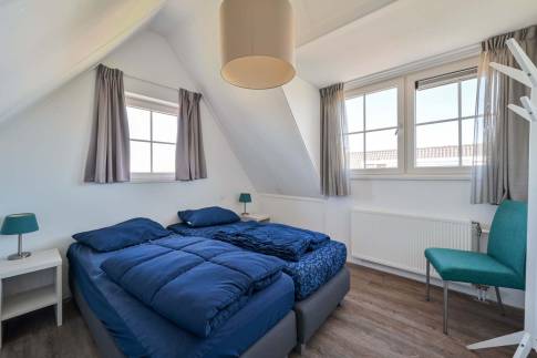 The Slaapkamer 3 of Type Schermer 6 - nr. 230 in Vakantiepark De Beemster