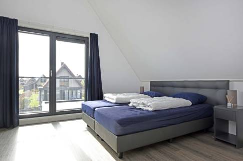 The Slaapkamer 2 of Type Tjalk 8P met boothuis - nr. 60 in Waterstaete Ossenzijl