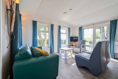 The Woonkamer of Type Oever Stern - nr. 34 in Vakantiepark Giethoorn