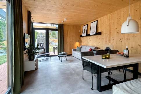 The Woonkamer of Type Huis A Luxe - nr. C02 in UplandParcs Sauerland