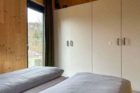 The Slaapkamer 1 of Type Huis A Luxe - nr. C02 in UplandParcs Sauerland