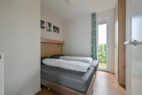The Slaapkamer 2 of 't Zand nr. 018 - type Lodge 6A in Vakantiepark Callassande