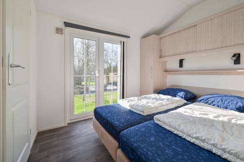 The Slaapkamer 1 of Type Fuut - nr. 2 in Vakantiepark Giethoorn
