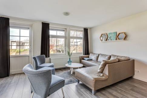 The Woonkamer of Type Waterland - nr. 405 in Vakantiepark De Beemster