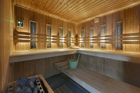 The Sauna of Type Wellness Zwembadvilla 8 - nr. 219 in Resort Arcen