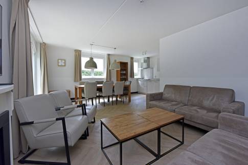 The Woonkamer of nr. 126 - type Comfort Villa 6 in Resort Arcen