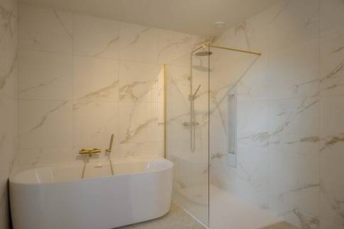 The Badkamer of Type 2P Extra Luxe Wellness - 2ELW in Landal De Wielsche Dreef