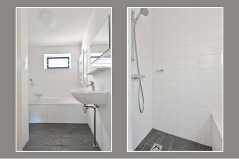 The Badkamer of Type 4CD - nr. 202 in Landal Beach Resort Ooghduyne