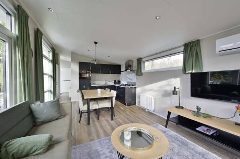 The Woonkamer of Type Bos Lodge Silva Natuur - nr. 145 in Landgoed De Scheleberg