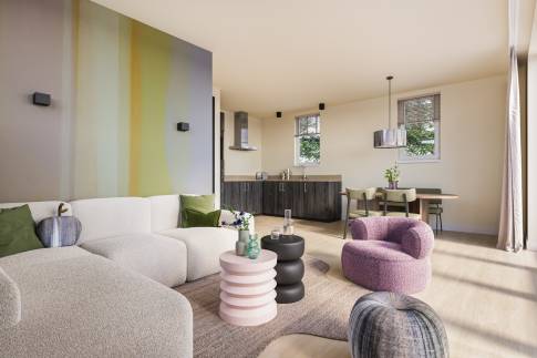 The Woonkamer of Type 4P Luxe - 4L in Landal De Wielsche Dreef