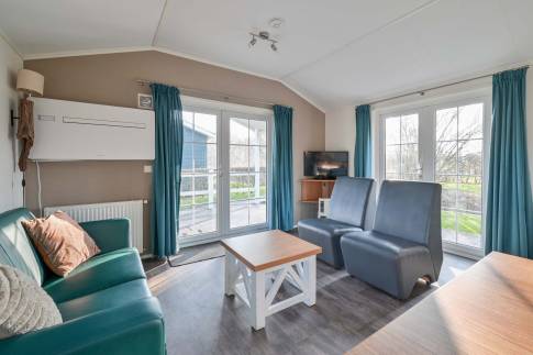 The Woonkamer of Type Fuut - nr. 2 in Vakantiepark Giethoorn