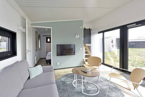 The Woonkamer of Type Meadow 6p - nr. 46 in Landal Lakeside Resort Brielle