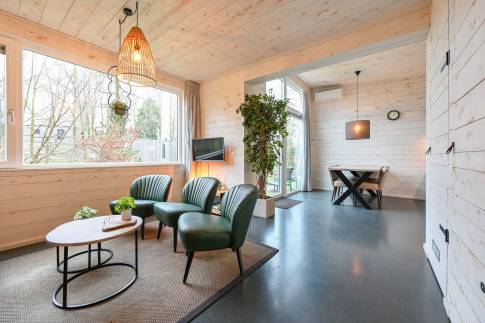 The Woonkamer of Type Lodge 6 - nr. 22 in Roompot Vakantiepark Schaijk