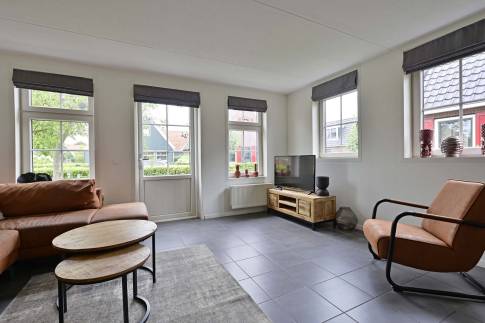 The Woonkamer of Type Waterland 8 - nr. 119 in Vakantiepark De Beemster