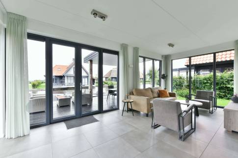 The Woonkamer of Type Watervilla 4 - nr. 49 in Waterstaete Ossenzijl