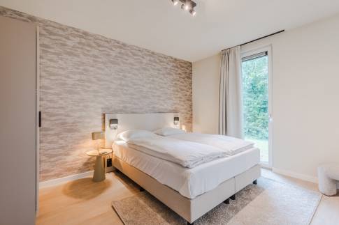 The Slaapkamer of Type 2P Extra Luxe Wellness - 2ELW in Landal De Wielsche Dreef
