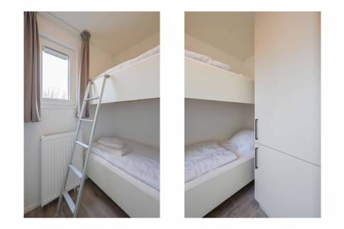 The Slaapkamer 3 of Type Chalet - nr. 1G in Chaletpark Hart van Zeeland