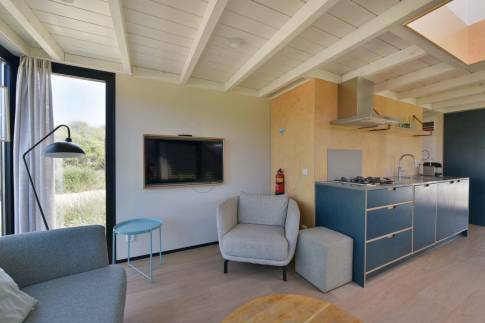 The Woonkamer of nr. 051 - type Kennemer Lodge 6 XL in Landal Zandvoort