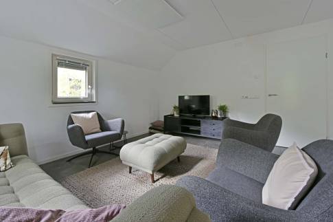 The Woonkamer of nr. 38 Ponybos - type Het Geheim van Otterlo 8P in EuroParcs De Zanding