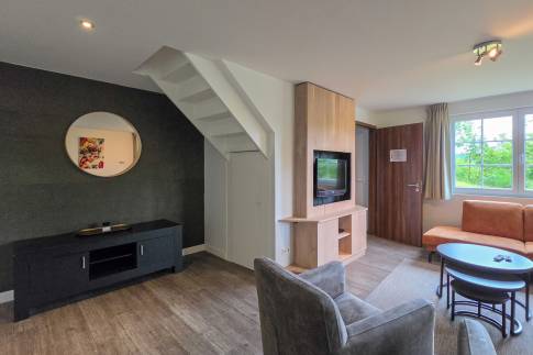 The Woonkamer of nr. 146 - type Astoria Luxe 8 in Eifelpark Kronenburger See